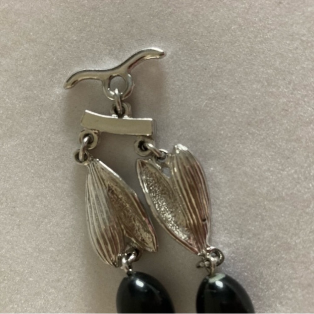 Vintage Silver and Black Bracelet - Picture 7 of 15